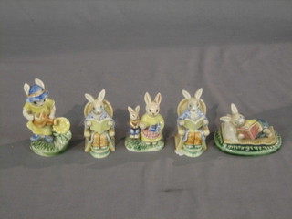 5 various figures of humerous Rabbits