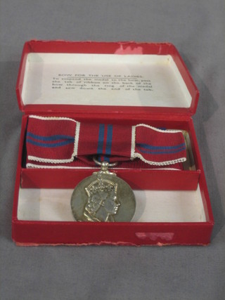 An Elizabeth II ladies issue Coronation medal, boxed