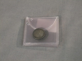 An early "Greek" hammered coin, a George III shilling and a Victorian silver coin (3)