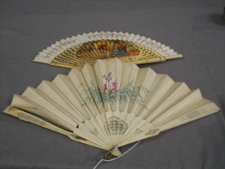 An early plastic fan and 1 other (2)