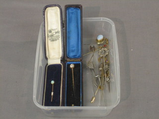 A collection of various stick pins