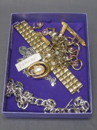 A collection of various Monet costume jewellery