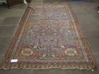 A Caucasian rug 111" x 57"