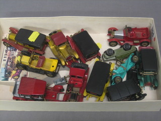 A collection of various Lesney models of Yesteryear