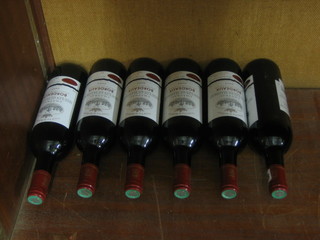 6 bottles of 2007 red wine, Chateau Moulin Guillomat Bordeaux