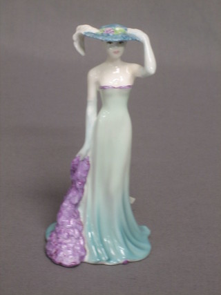 A Coalport figure - Anita, the base marked modelled by John Bromley 5"