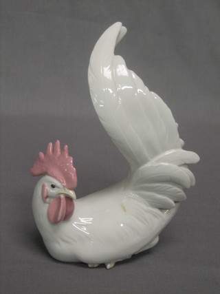 A Lladro figure of a cockerel 7"