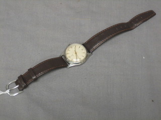 A gentleman's wristwatch by Tudor contained in a stainless steel case