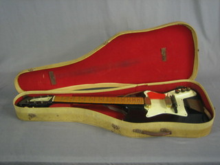 An electric guitar by Burns Weill of London complete with carrying case