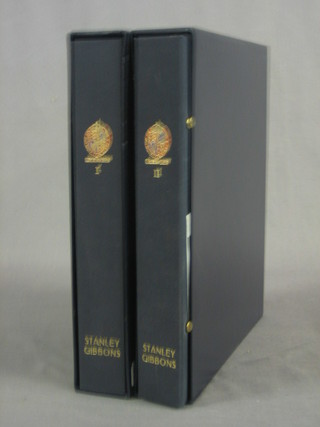 Vols 1 and 2 of Stanley Gibbons albums of Great Britain