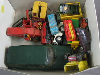 A Corgi Major Ferguson 780 combine harvester and a collection of various toys