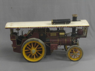 A Live Steam Showman's traction engine - Sarah Jane, in the livery of Fred Watson & Sons Amusement Balham London SW12, 40"