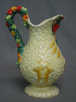 A Clarice Cliff Harvestware jug, base marked Clarice Cliff 8"