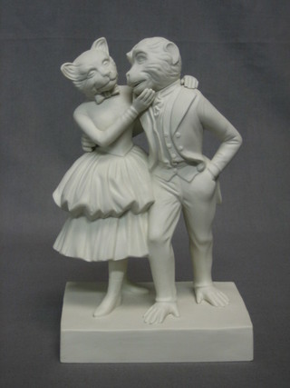 A limited edition Coalport figure - Beauty and the Beast 8"