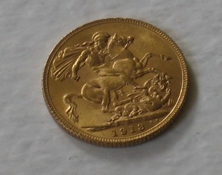 A George V 1913 sovereign