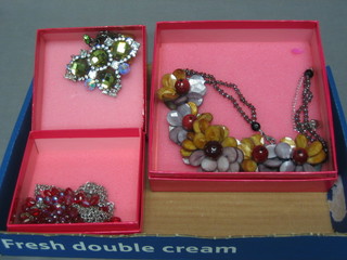 3 items of Butler & Wilson costume jewellery, boxed
