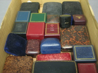 A collection of various jewellery boxes