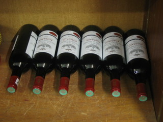 6 bottles of red wine 2007 Chateau Moulin Guillomat Bordeaux