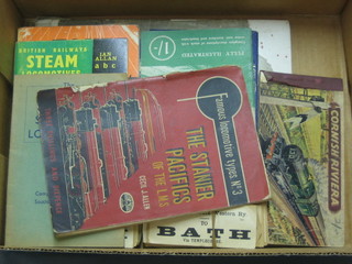 ABC of Southern Railway Locomotives, do. LNER, do. Southern Electric and a collection of ephemera relating to railways