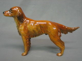 A Goebel figure of a standing Red Setter 7"