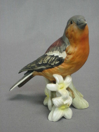 A Goebel figure of a seated bird, the base impressed  73, 5" 