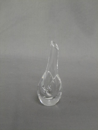 M J Swedan, an Art Glass vase, the base with signature 5"