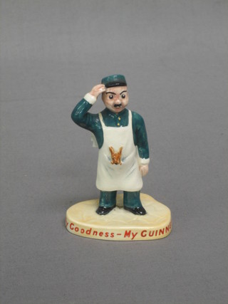 A Carltonware Guiness advertising figure - My Goodness My Guiness in the form of a standing porter, the impressed base marked Carltonware 4"