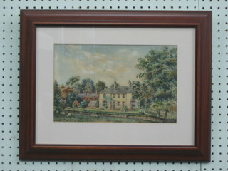 L A V Reeve, watercolour drawing "Mansion House"  7 1/2" x 11"