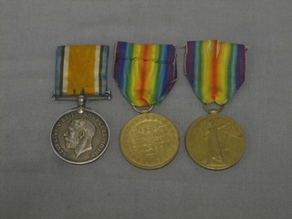 A family group comprising a pair British War medal and Victory medal to Lieutenant G E G Stacpoole together with a Victory medal to Lieutenant W E Stacpoole