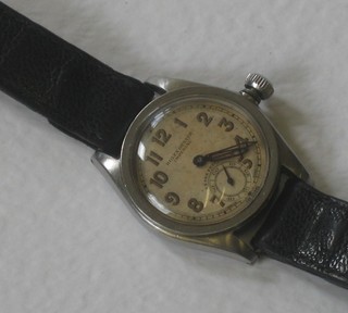 A gentleman's 1940's Rolex Oyster Imperial wristwatch contained in a stainless steel case, the reverse engraved Richard Chapman This First Winner Thalia - Gatwick 11 June 1937, Presented by F O Bezner,   relating to an Aeronautical race