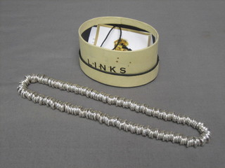 A Links of London silver bracelet, boxed