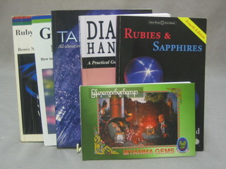 1 vol. "Diamond Hand Book", 1 vol "Tanzanite Gem Stone Buyer's Guide", "Ruby, Sapphire and Emerald Buyer's Guide", and other jewellery related books