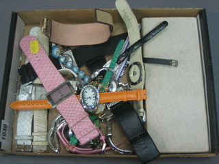 A quantity of lady's modern fashion wristwatches
