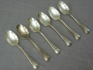 A set of 6 Victorian silver coffee spoons Sheffield 1896 5 ozs