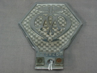 An AA commercial vehicles radiator badge no. V159267