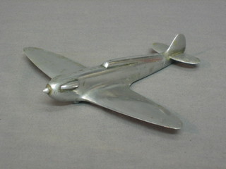 A chromium plated model Spitfire 8"