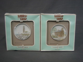 9 various Lilliput Lane, David Simpson Countryside Collection plaques