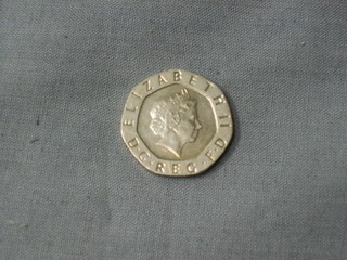 An Elizabeth II 2008 undated 20 pence piece