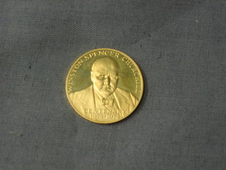 A Churchill gold coin