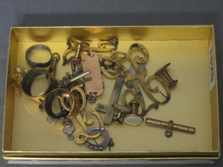 A collection of various gilt metal costume jewellery etc