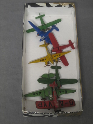 A Dinky Air Speed Envoy, a Dinky Light Racer, do. Light Bomber and 4 others