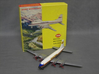 A Dinky Super Charged model Bristol Britannia Air Liner No.998, boxed