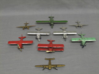 4 Tootsie Toy aircraft and 5 others