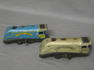 2 pressed metal model steam locomotives by Wells of London