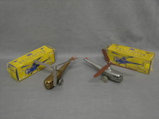 2 Mettoy model helicopters 88140, boxed