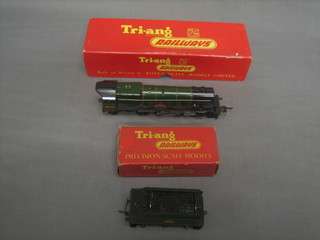 A Triang O/HO locomotive - Princess Elizabeth R53 complete with tender, boxed