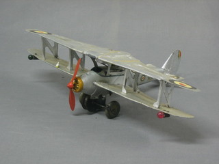 A clockwork model RAF bi-plane K5803 12"