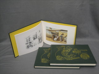 1 volume W W Lloyd "P & O Pencillings" together with 2 volumes F Winiss "P & O Sketches in Pen and Ink"