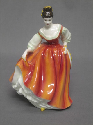 A Royal Doulton figure - Fair Lady (red) HN2832