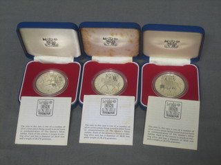3 1927 Silver Jubilee silver proof coins